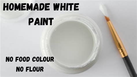 How To Make White Paint How to make white acrylic paint at home | Homemade white acrylic paint | White colour paint making - YouTube